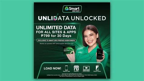 Smart Bro Unli Data 799 Promo: Unlimited Data for 30 Days.